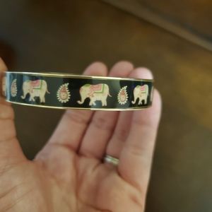 Vera Bradley pink elephant bracelet
